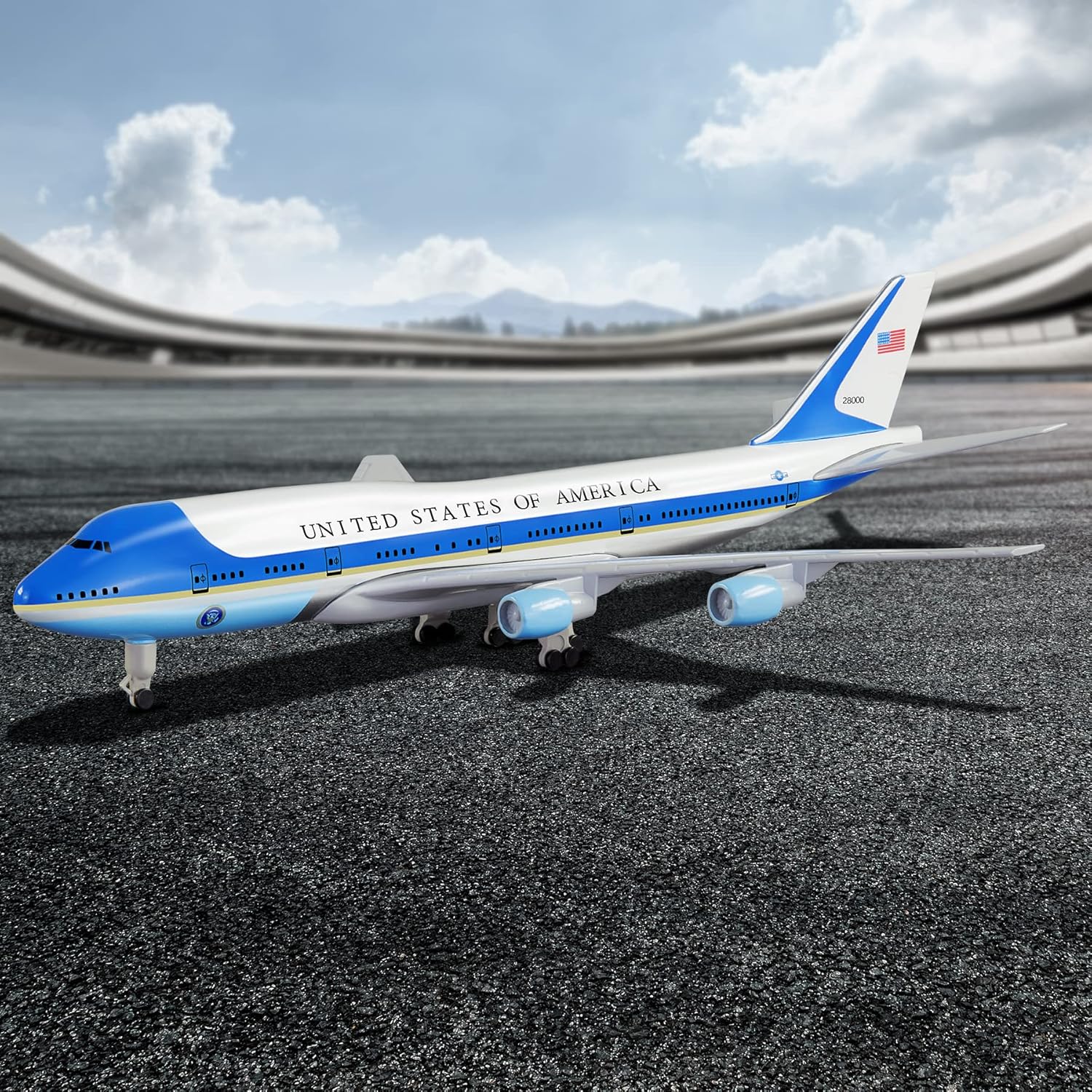 1/300 Scale Air Force One B747 - Model Kit Plane recensione e prezzo