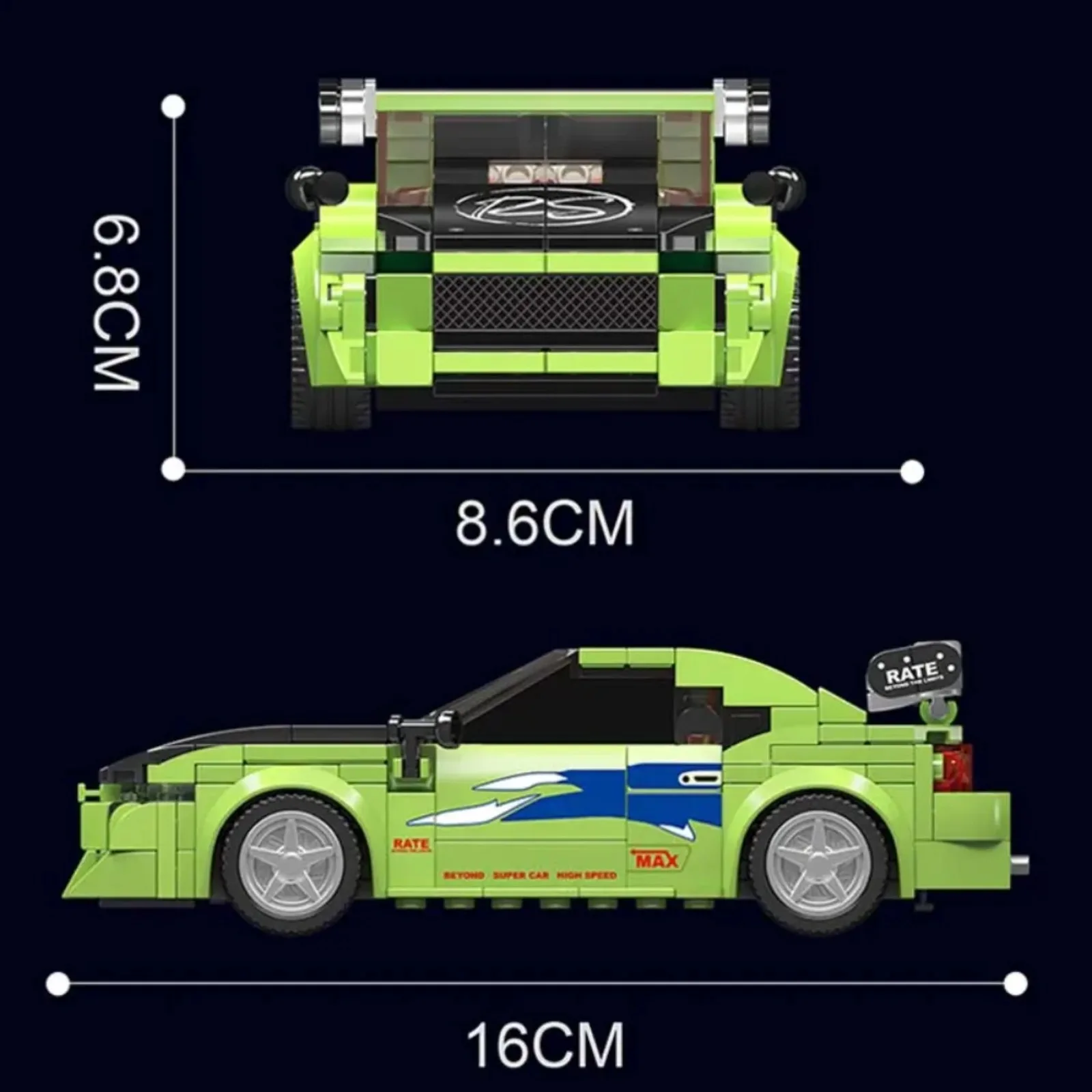Mould King 27033 338PCS Racing - Model Kit Display Case recensione e prezzo