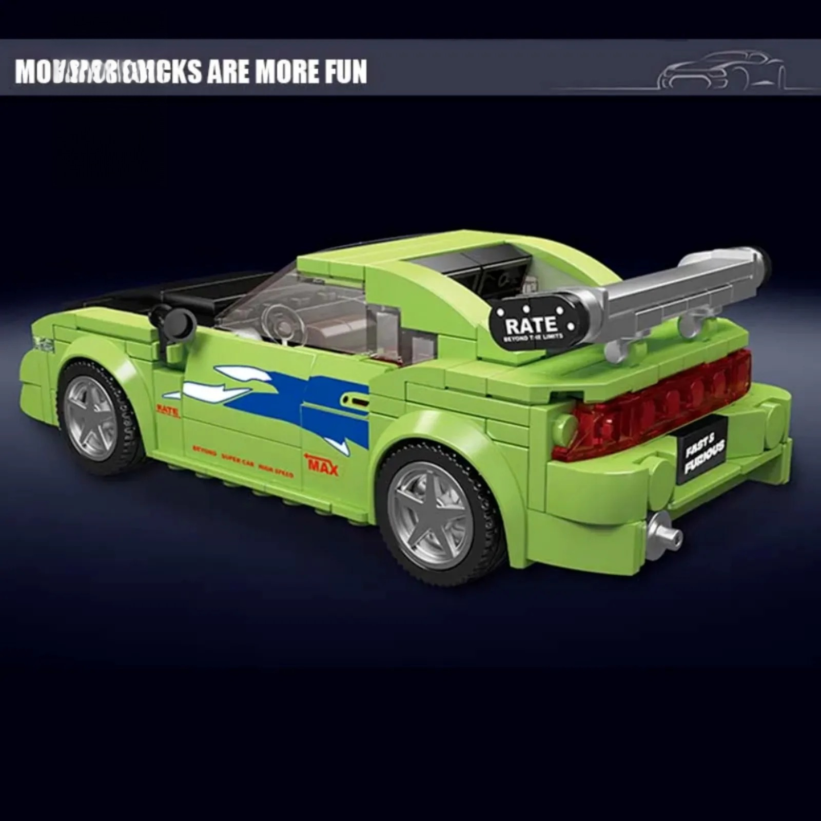 Mould King 27033 338PCS Racing - Model Kit Display Case recensione e prezzo
