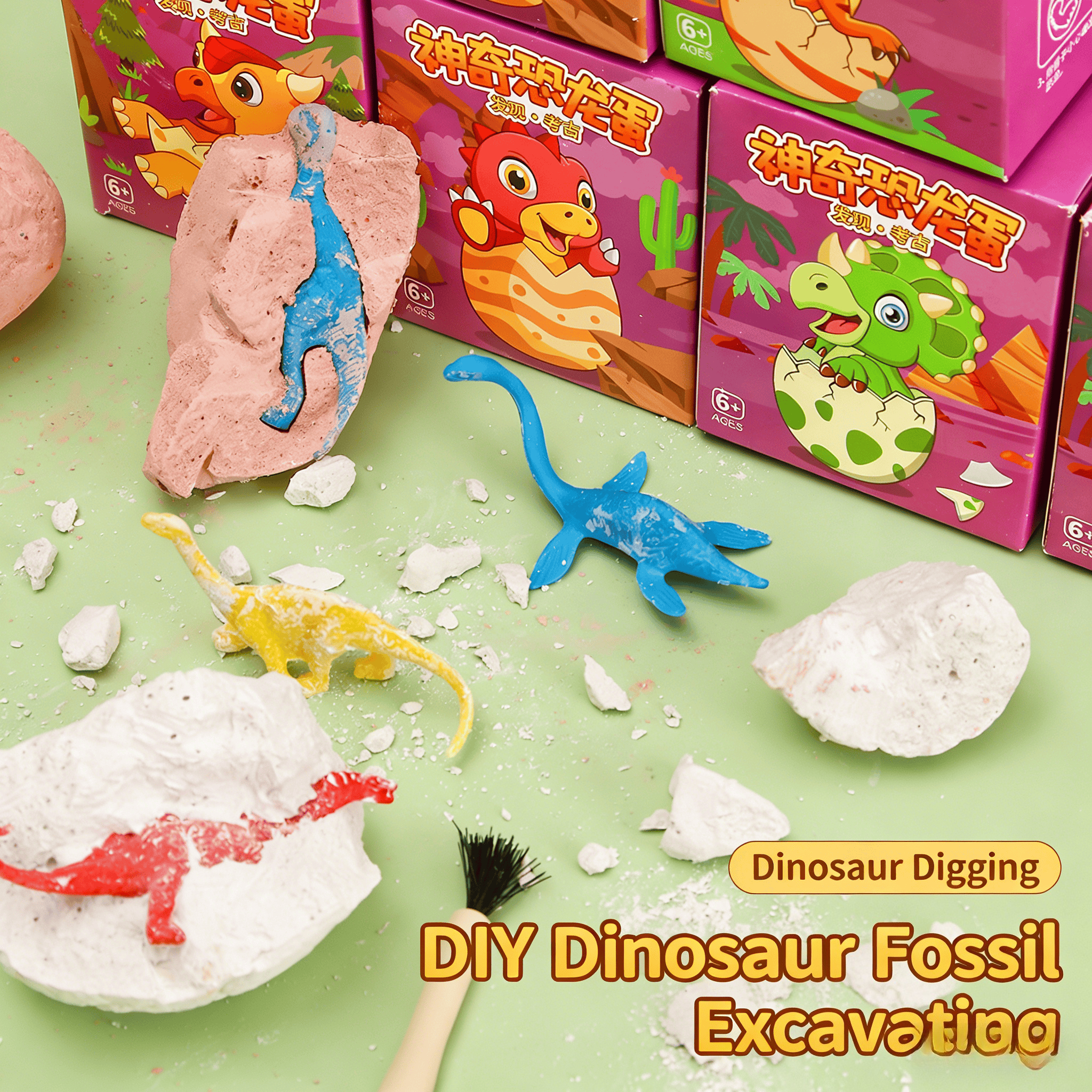 1/3/5pcs Educational Dinosaur  - Model Kit Excavator recensione e prezzo