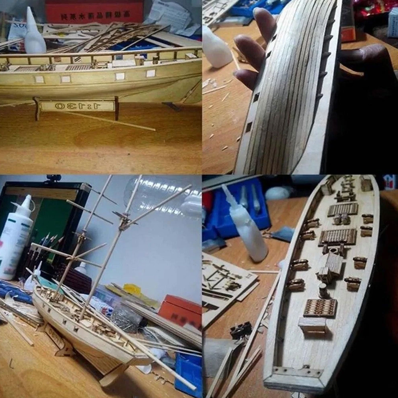 【Halcon Sailboat Wooden Model  - Model Kit Simulator recensione e prezzo