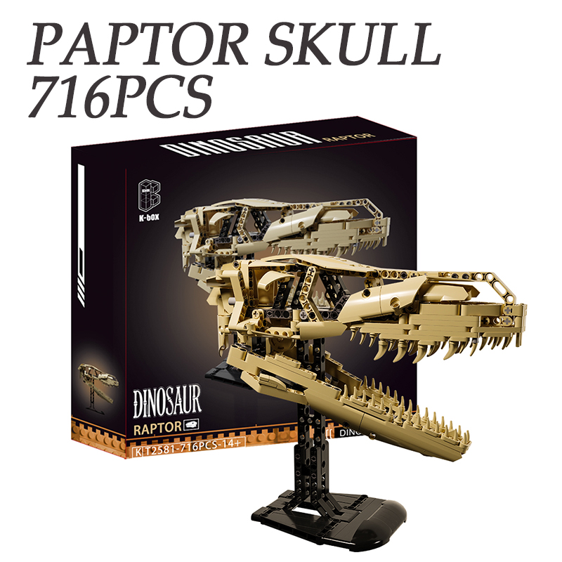 716PCS Raptor Building Blocks  - Model Kit Dinosaur recensione e prezzo