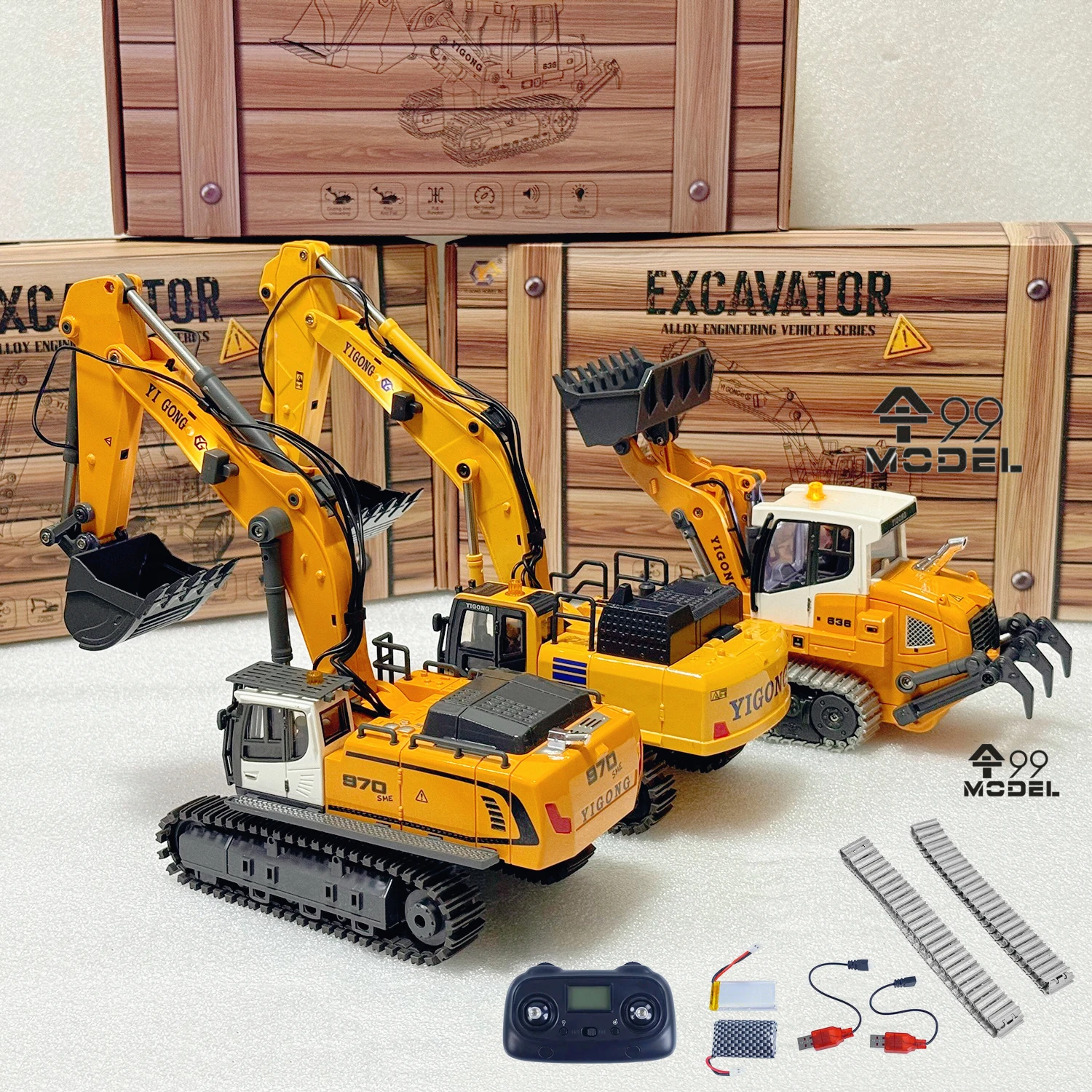 1/50 970 520 Mini RC Excavator - Model Kit Excavator recensione e prezzo