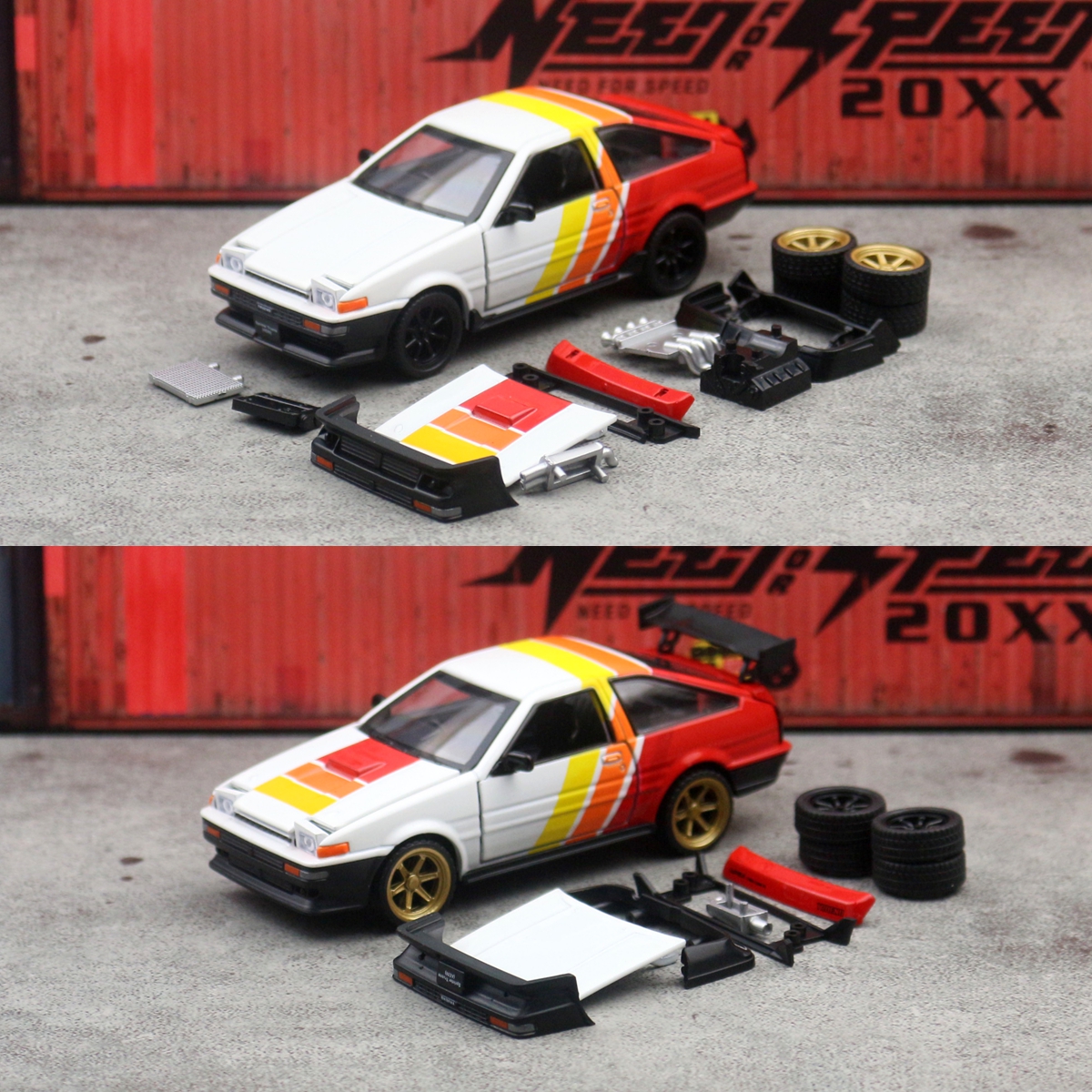 1/37 TOYOTA AE86 Sprinter True - Model Kit Ae86 recensione e prezzo