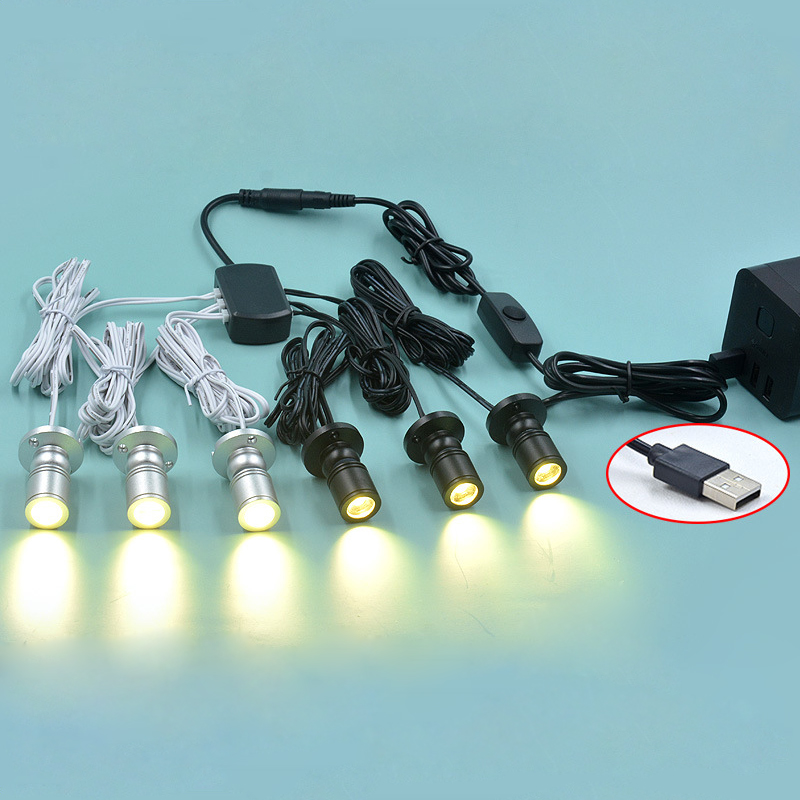 Dimmable USB 5V 1W LED Spot li - Model Kit Display Case recensione e prezzo