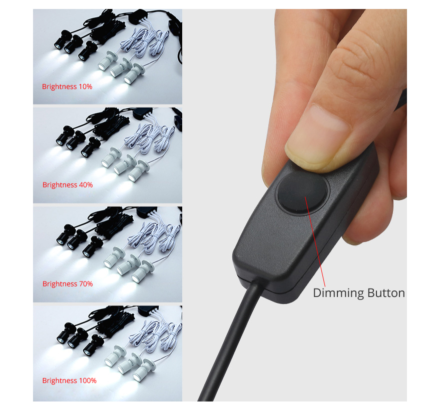 Dimmable USB 5V 1W LED Spot li - Model Kit Display Case recensione e prezzo