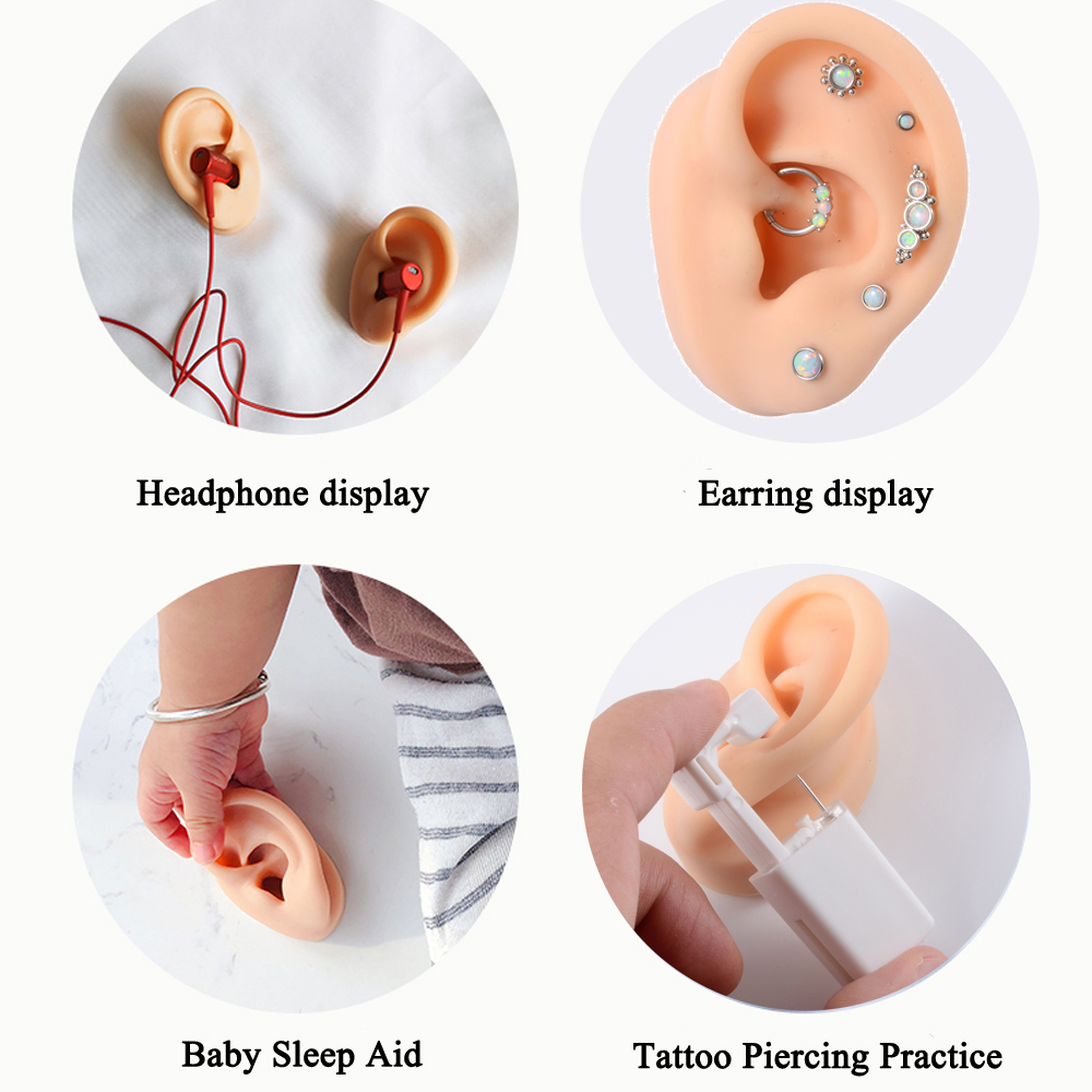 1Pc Soft Silicone Ear Model Ta - Model Kit Display Case recensione e prezzo