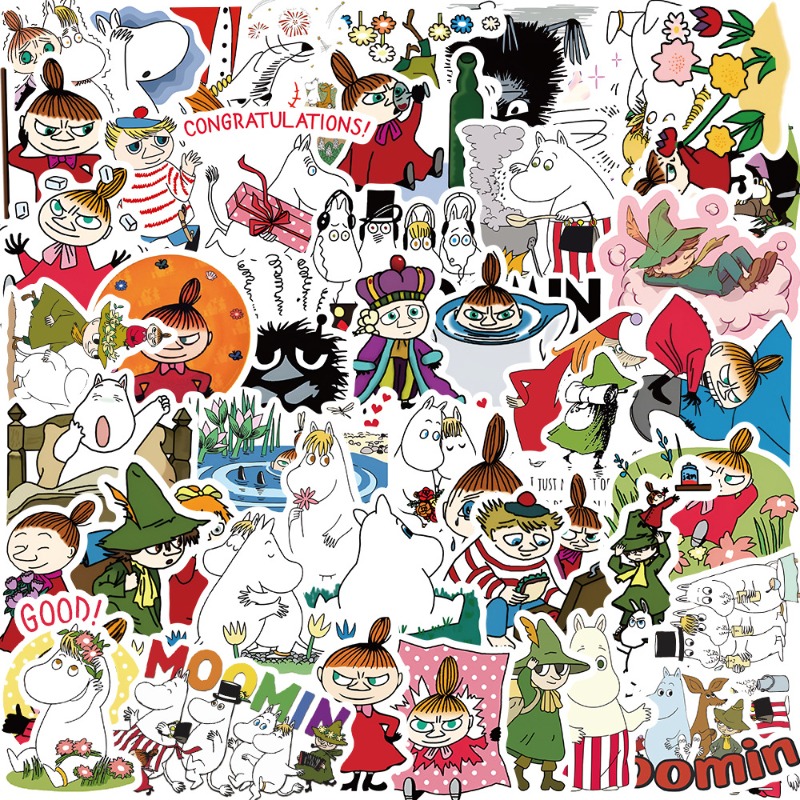 New Moomin Valley 50PCS Sticke - Model Kit New recensione e prezzo