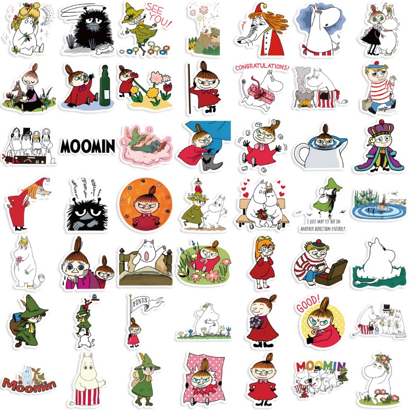 New Moomin Valley 50PCS Sticke - Model Kit New recensione e prezzo